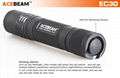 ACEBEAM EC30 CREE XML-T6 500LM EDC Flashlight 5