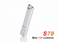 ACEBEAM S70 CREE XP-G R5 120 Lumens Mini EDC Flashlight 