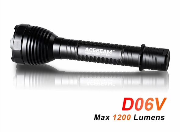 ACEBEAM D06V 1200 Lumens Cree XM-L2 LED Diving Flashlight  1