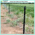 8/90/15 100m roll heavy galvanised wire fencing with star picket for cow 4