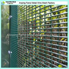 Galvanized and powder coated High Security Anti-climb 358 Fence 