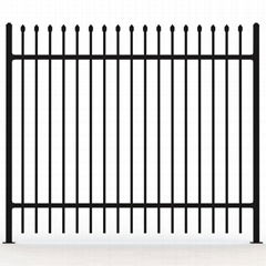 2.1mx2.4m spear top steel security fence