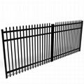 2.1mx2.4m spear top steel security fence 3