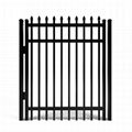 2.1mx2.4m spear top steel security fence 4
