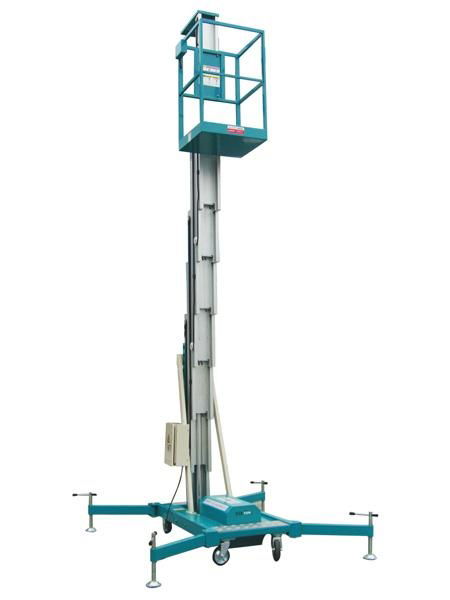 Single Mast Aluminum Aerial Work Platform 2