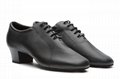 BDDANCE Men's latin dance shoes leather dancign shoes split sole 419 2