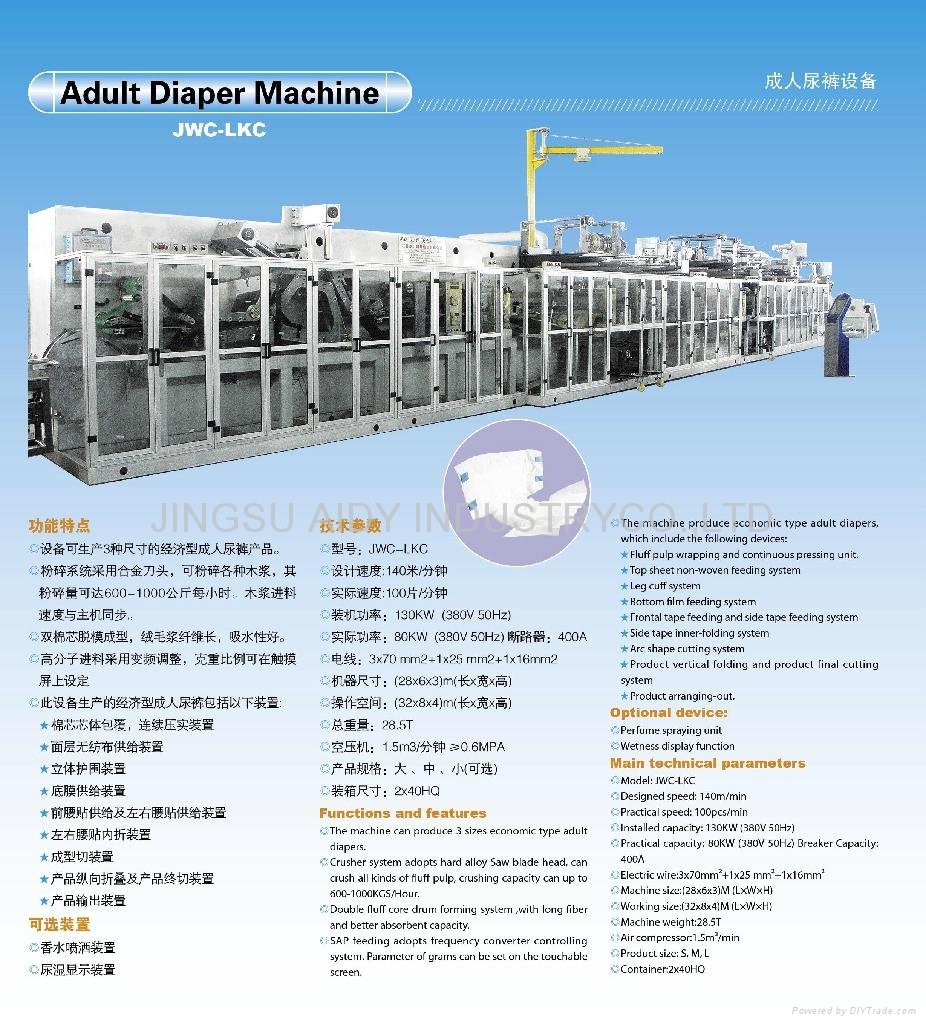 Adult Diaper Machine 2