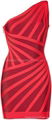 2015 rose and  red bandage dress herve leger manufactory 3