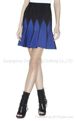  blue shirt bandage dress manufactory short dress 3