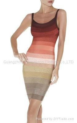 2015 gradient colorblocked bandage dress herve leger manufactory 2