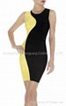 2015 gradient colorblocked bandage dress herve leger manufactory 4