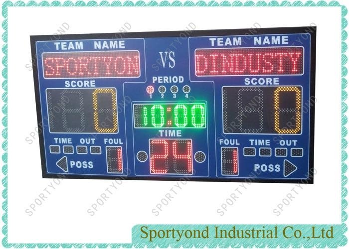 Electronic Basketball Scoreboard Device With Digital Basketball Playroom Scorer