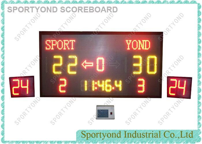 7 Segment Electronic Score Timer And 24 Sec Clock In Basketball