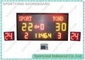 7 Segment Electronic Score Timer And 24 Sec Clock In Basketball 