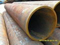 Double-sided submerged arc spiral pipe