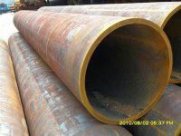 Double-sided submerged arc spiral pipe