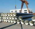 Double-sided submerged arc spiral pipe