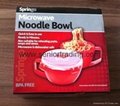 Plastic Noodle Bowl Plastic Microwave Bowl with Lid 5