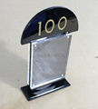 Customized Acrylic Menu stand/display, acrylic table number, 1