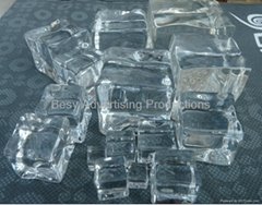 acrylic ice cube