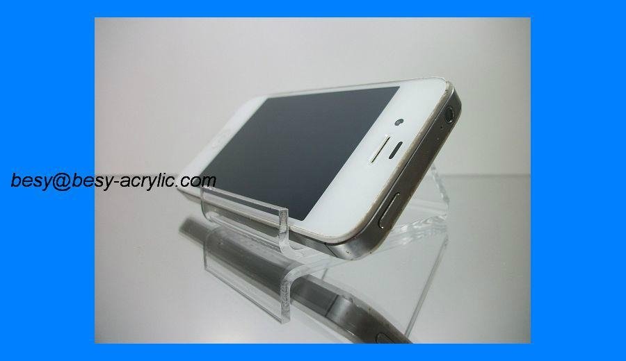 Clear Acrylic Stand Mount Holder for Cell Phones / iPod / iPhone  2