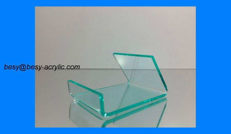 GLASS LOOK A LIKE Clear Acrylic Display Holder Stand for Cell Phones / iPod I10 