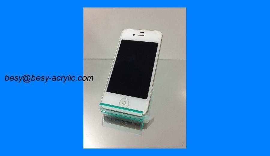 GLASS LOOK A LIKE Clear Acrylic Display Holder Stand for Cell Phones / iPod I10  2