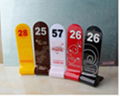 Customized Acrylic Table Number Holders 1