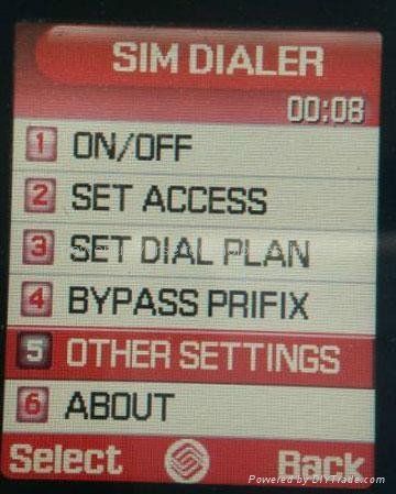 mobile dialer with call back function
