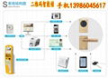 批發手機APP二維碼鎖 二維碼酒店刷卡鎖 3