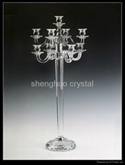 big size elegant crystal candelabra for wedding SH-001