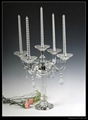 tall crystal candlestick for home