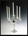 tall crystal candle holder for home