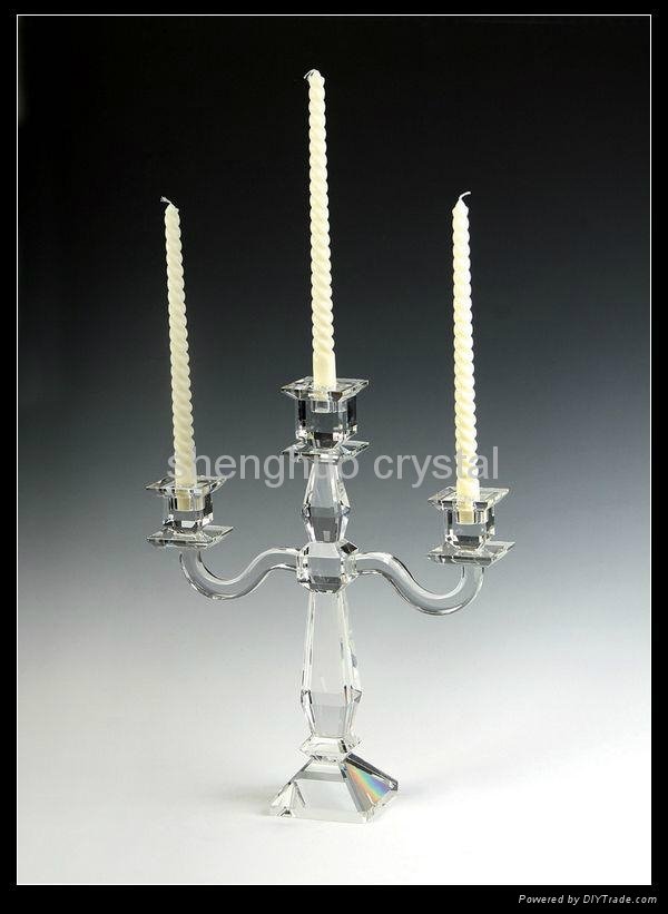 home decoration crystal candlesticks SH-023
