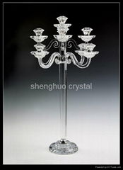 big size wedding crystal candelabra for home decoration SH-040