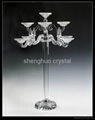 New design wedding crystal candle stand