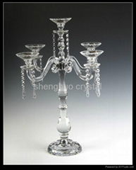 home decoration crystal candlestand SH-058