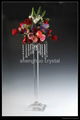 tall wedding crystal flower stand