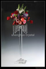 tall wedding crystal flower stand SH-062-1