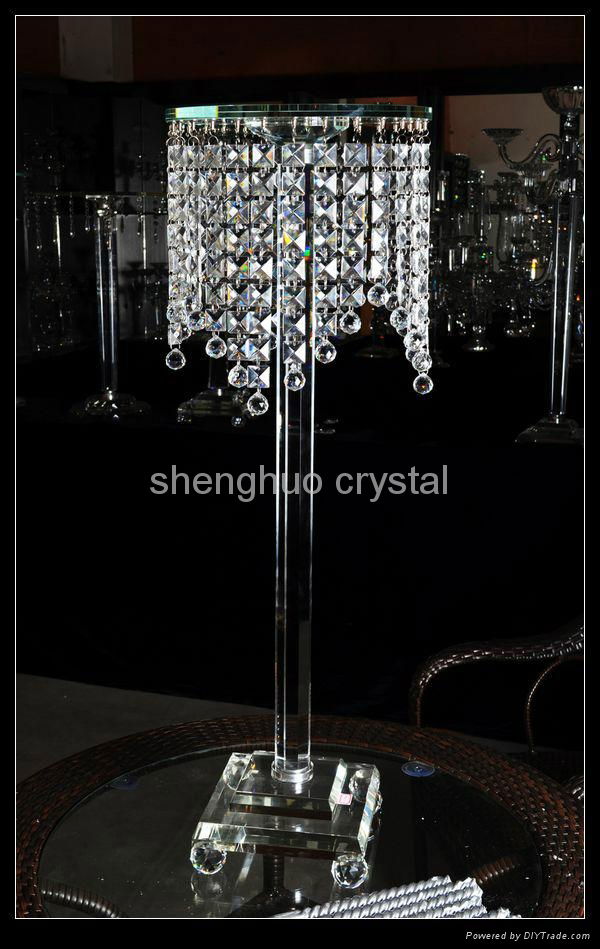 tall wedding crystal flower stand SH-F001