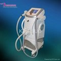 2 handles 808nm diode laser shr ipl for hair removal