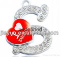 2013 promotional beautiful metal large alphabet letters with low price 3