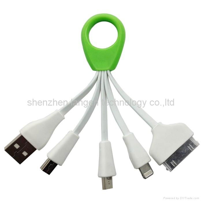 ring four in one Multifunctional data connecting usb  2