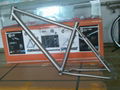 Titanium MTB bicycle frame