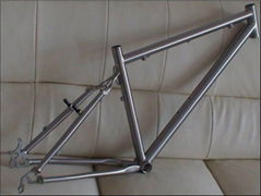 Titanium MTB bicycle frame