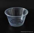 4oz translucent PP Souffle Cup with PET lid 1