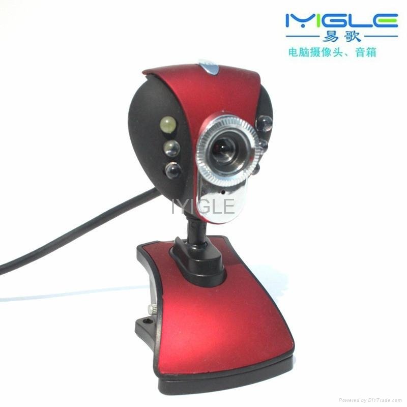 6 LED USB Webcam Web Cam driver usb pc camera clip webcam with Microphone -  G27 - IYIGLE (China Manufacturer) - PC Camera - Computer