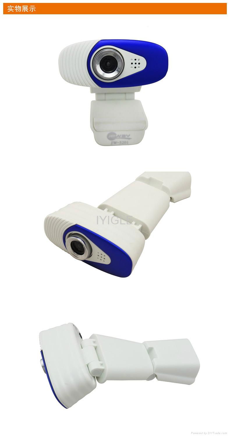 driver free mini pc webcam with microphone/usb 2.0 web camera clip pc webcam 3