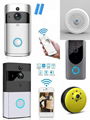 WiFi Doorbell Intercom Two-way Audio Wireless 720P Security Camera Alarm