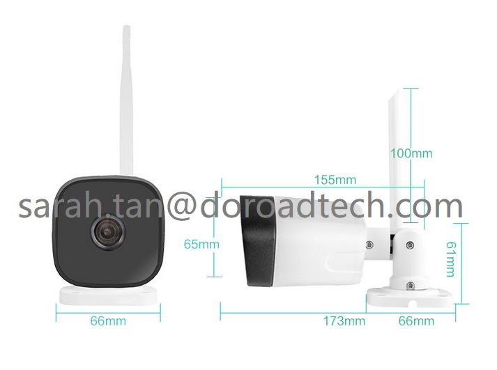 P2P Wireless WiFi Surveillance Network Bullet Camera 3